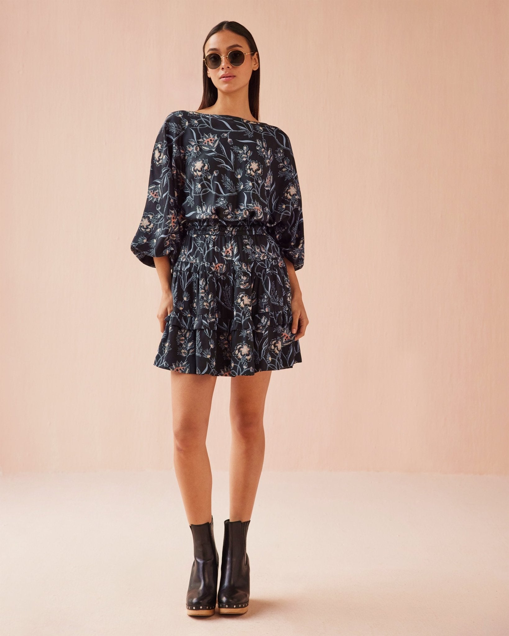 Sam Mini Skirt SOFI MIDNIGHT - Omika
