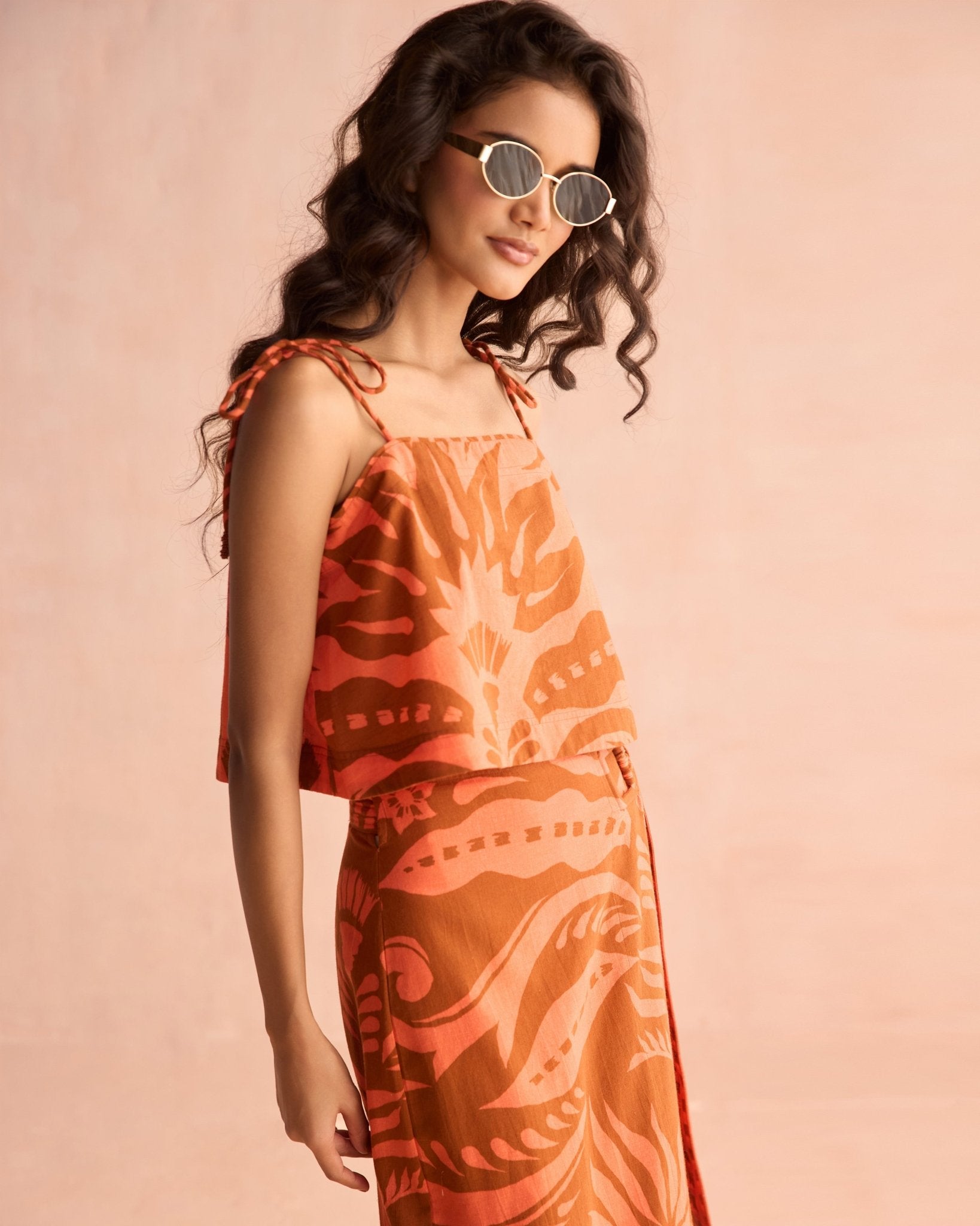 Sammi Skirt NAIA TERRACOTTA - Sai Anvesh Craft