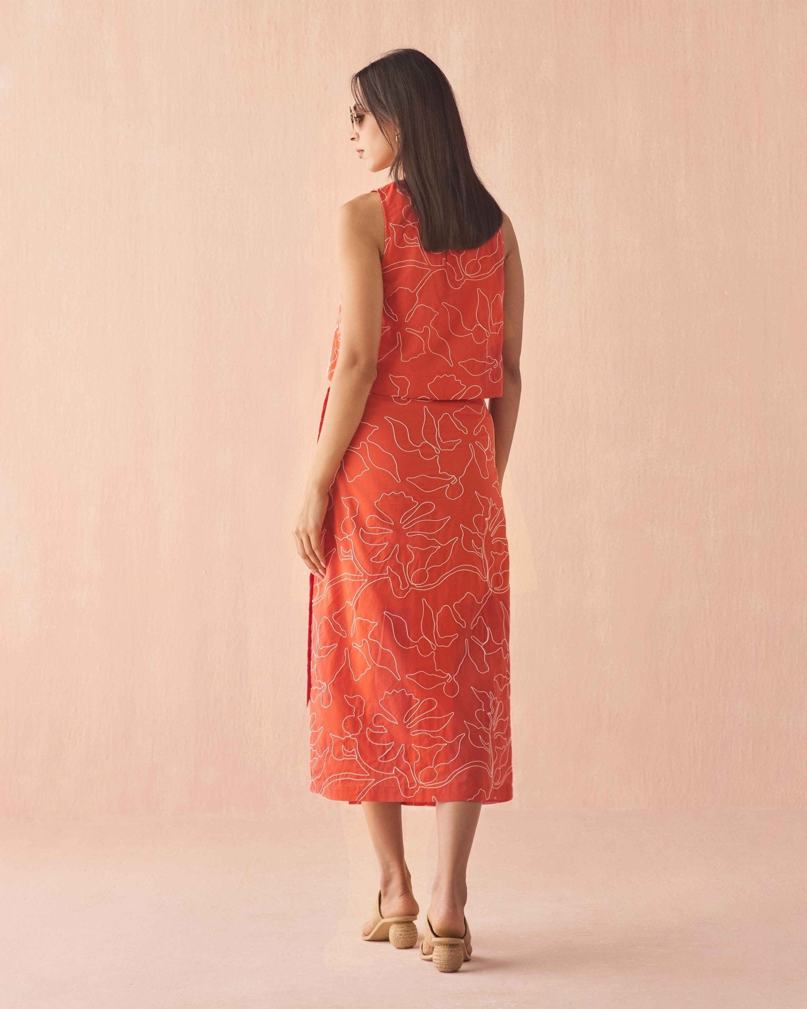 Sammi Skirt UMA PERSIMMON - Omika