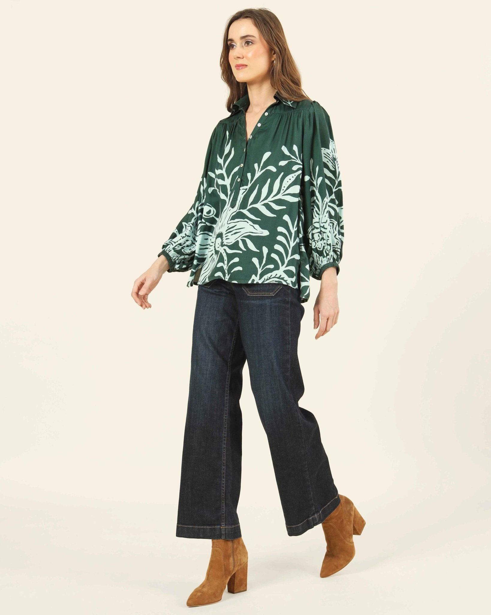 Sierra Blouse ADRIA PINE - Omika