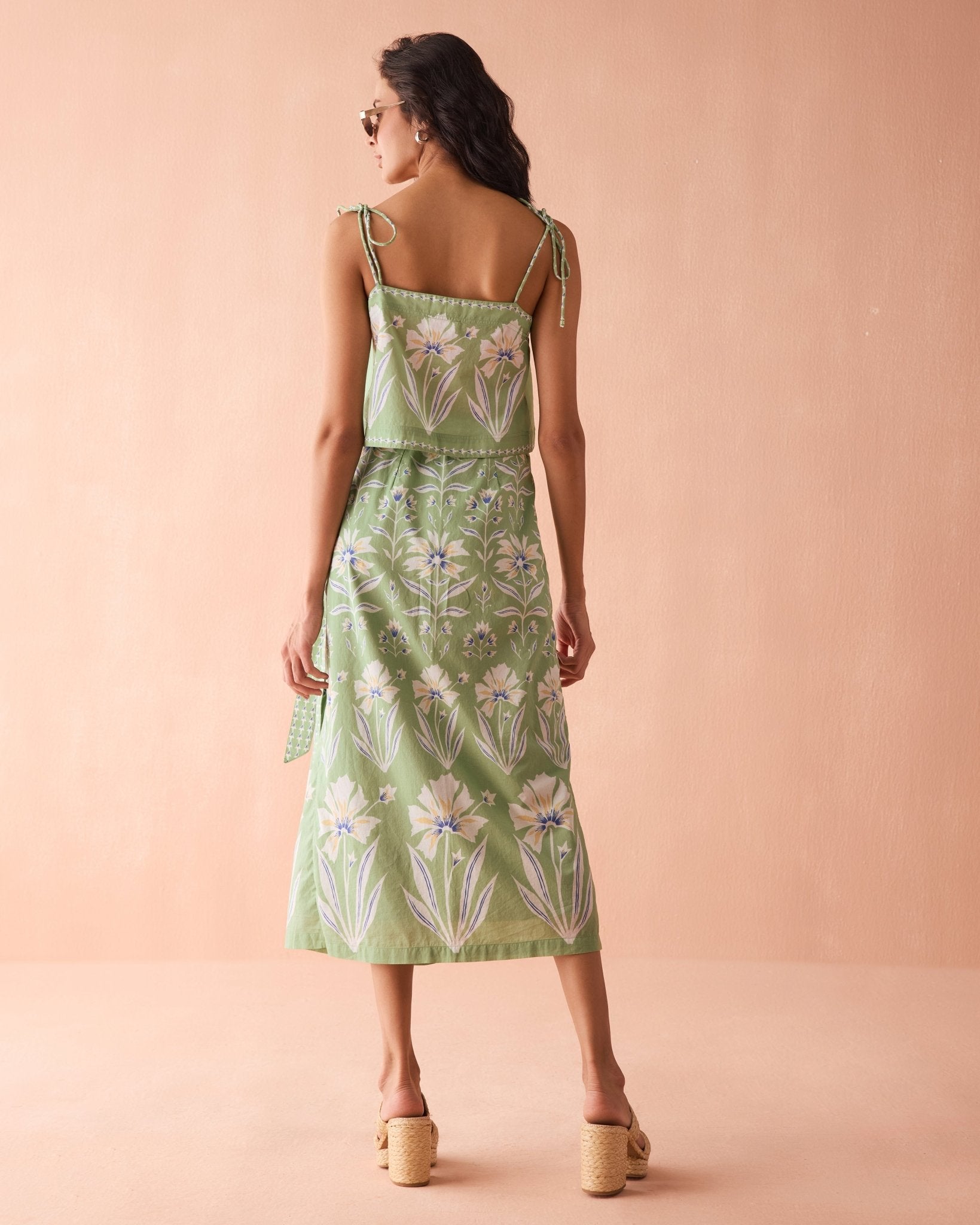 Tillie Tank MACIE MATCHA - Sai Anvesh Craft