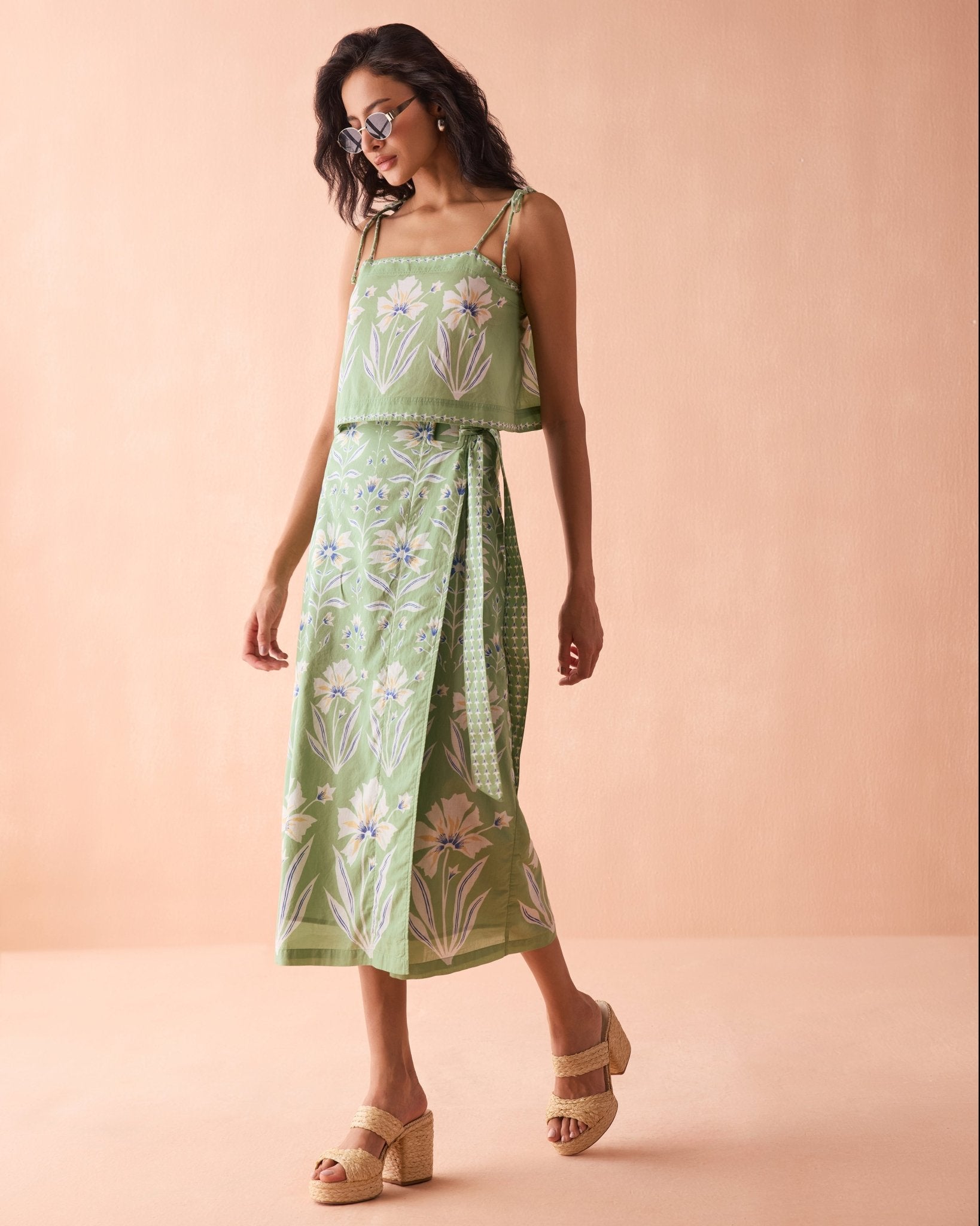 Tillie Tank MACIE MATCHA - Sai Anvesh Craft