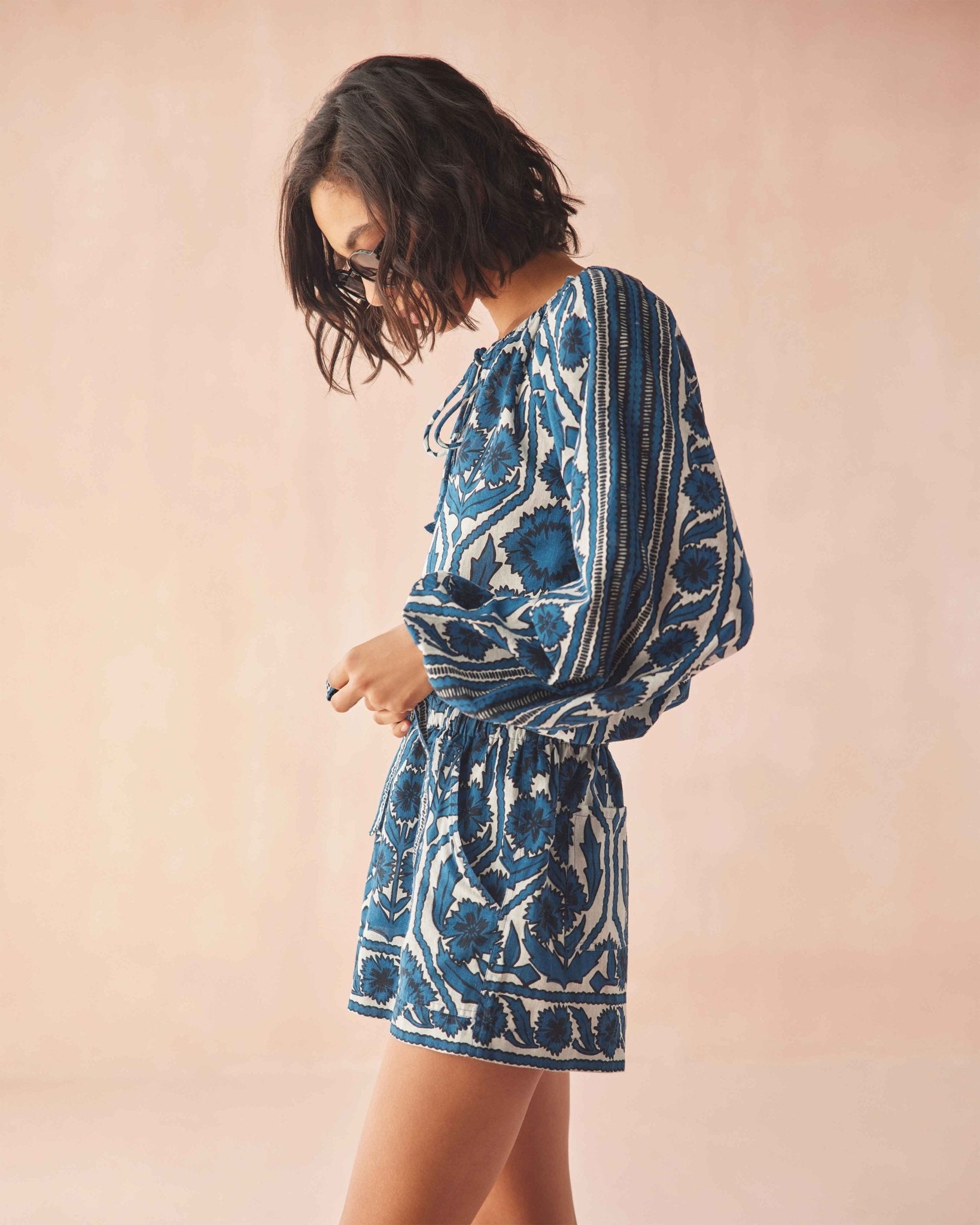 Tiya Blouse TESSA SANTORINI - Omika