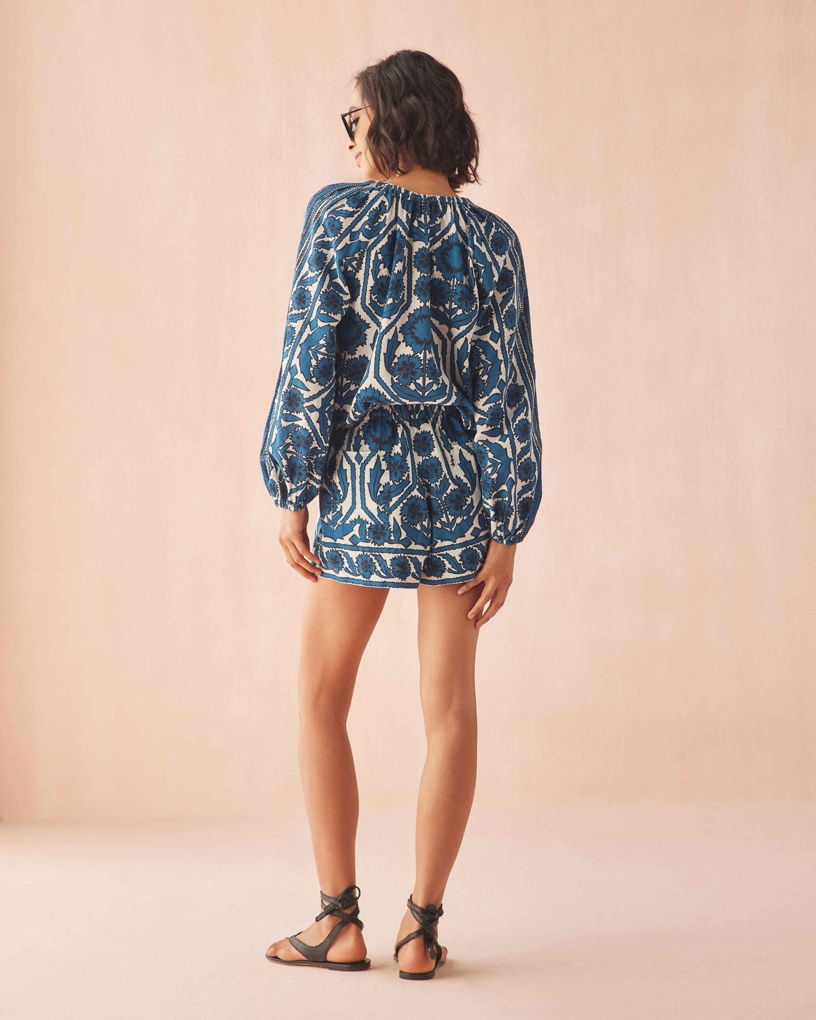 Tiya Blouse TESSA SANTORINI - Omika