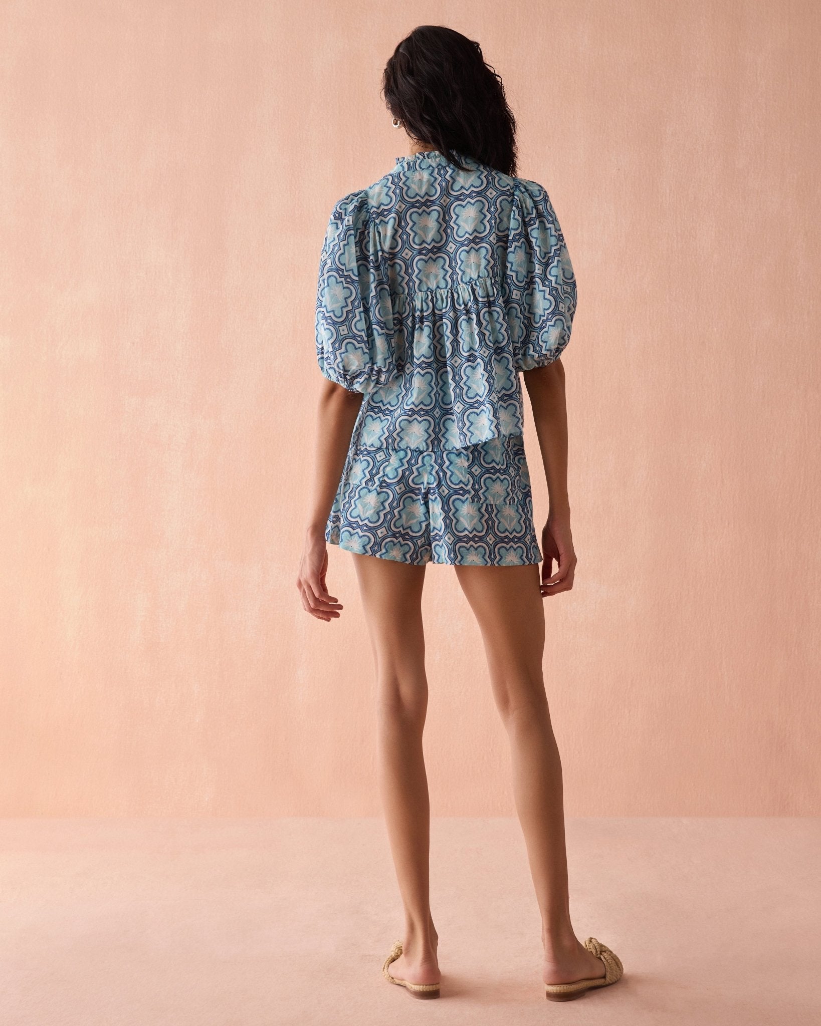 Wren Blouse LEENA SANTORINI - Omika